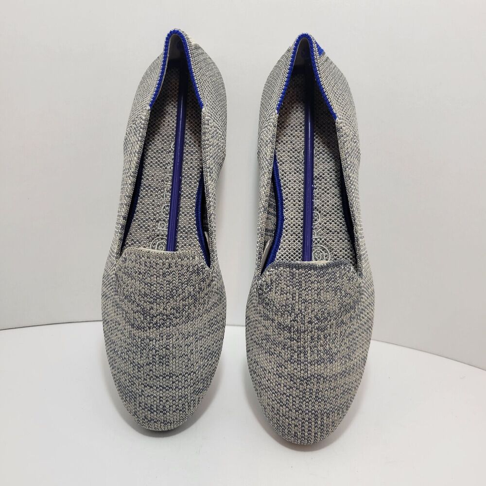 Rothy's The Loafer Taupe Heather Round Toe Slip On Shoes Women's Multiple Sizes
